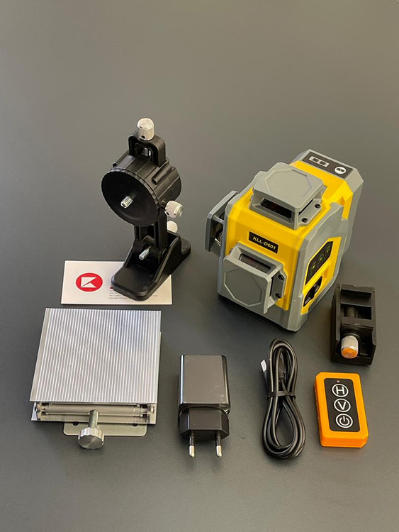 تراز لیزری 360 نور سبز KLEVEL